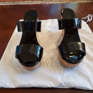 Jimmy Choo Parker Wedge Slide Sandal